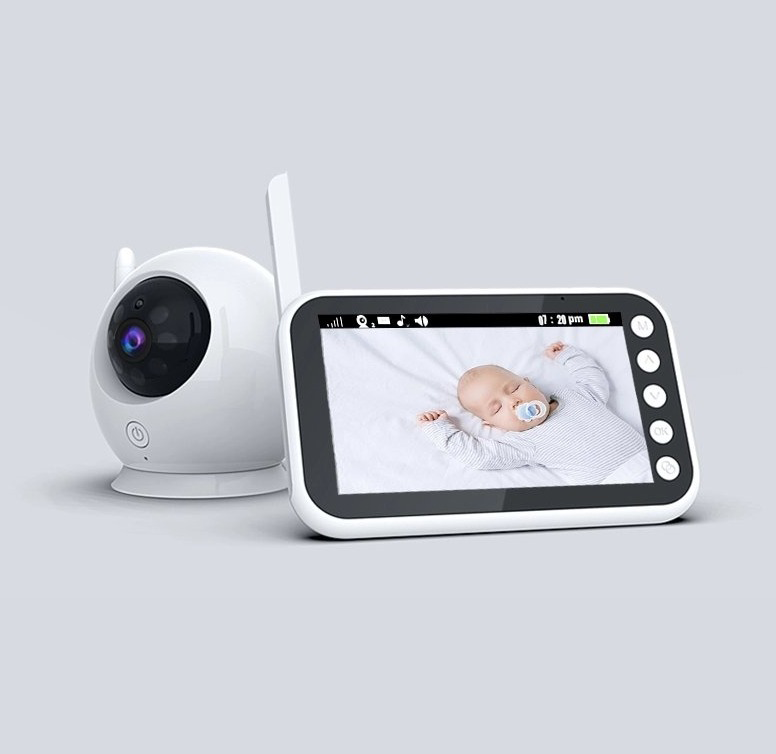 Monitor de bebé inalámbrico de visión nocturna HD